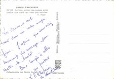 CPM Bassin d'Arcachon La Lune sartant des nuages noirs 