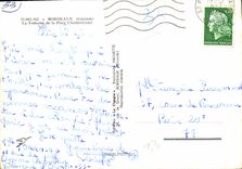 CPM Bordeaux Gironde La Fontaine de la Place Charles Gruet 