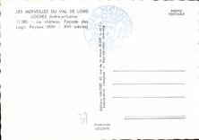 CPM Loches Le Chateau Facade des Logis Royaux XIII XV siecles 