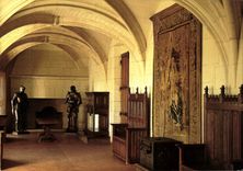 CPM Chateau Royal d'Amboise Indre et Loire La Salle des gardes XVe siecle 