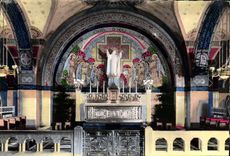 CPM La Basiulique de Lisieux La Crypte Le Choeur 