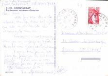 CPM Causse Mejean Arc boutant au dessus d'une rue