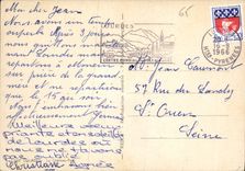 CPM Lourdes Le Chateau Font 