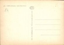 CPM Caen Calvados Eglise Saint Pierre 