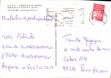 CPM Caen Abbbaye Aux Dames Eglise de la Trinite XIe XIIe s La Crypte 