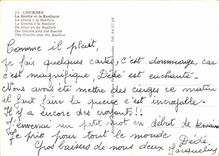 CPM Lourdes La Grotte et la Basilique 