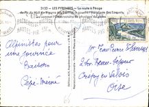 CPM Les Pyrenees La route a Peage du Pic du Midi Bigorre 