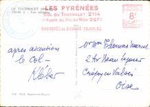 CPM Le Tourmalet Htes Pyr Vue aerienne  