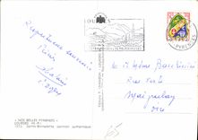 CPM Nos Belles Pyrenees Lourdes HP Sainte Bernadette portrait authentique 