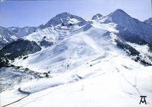 CPM Les Pyrenees La Niege Val Louron Vue generale les pistes 