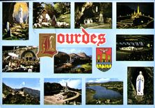CPM Nos Belles Pyrenees Souvenir de Lourdes 