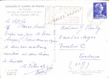 CPM Les Pyrenees Environs de Cauterets Le Pont d'Espagne 