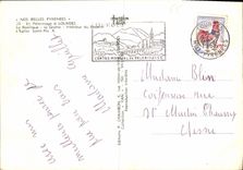 CPM En Pelerinage a Lourdes La Basilique la Grotte Interieur du Rosaire 