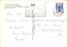 CPM En Pelerinage a Lourdes La Basilique la Grotte Interieur du Rosaire 