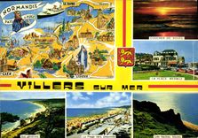 CPM La Cote Fleurie Villers sur Mer Calvados 