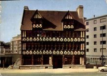 CPM Couleurs et Lumiere de France La Normandie Caen Calavados Maisan des Quatrans 