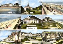 CPM Cabourg La Plage L'Eglise La Pacine et la Plage 
