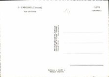 CPM Cabourg Calvados Vue aerienne 