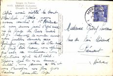 CPM Lisieux Calvados Chapelle du Carmel Automobile