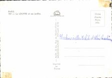 CPM Paris Le Louvre et ses jardins 