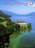 CPM Sur les rives du lac du Bourget Savoie L'Abbaye d'Hautecombe 