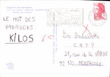 CPM Image de nos montagnes Le torrent serpente tourbillone a travers les rochers 