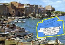 CPM La Escala Costa Brava Un rincan printoresco 