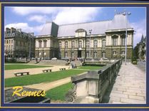 CPM Couleurs de Bretagne Rennes Ille et Vilaine Capitale de la Bretagne 