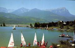 CPM Embrun Hautes Alpes Le Plan d'Eau et le Grand Morgon 