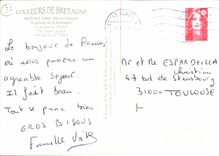 CPM Couleurs de Bretagne Rennes Ille et Vilaine Capitale de la Bretagne  