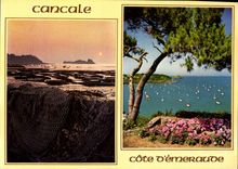 CPM Couleurs de Bretagne La Cote d'Emeraude Cancale Les parcs a huitres et la baie de Port Mer