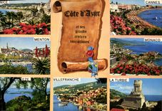 CPM Cote d'Azur French Riviera Les grands centres touristiques 