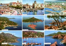 CPM La Cote d'Azur Varoise Saint Raphael et la Corniche d'Or 