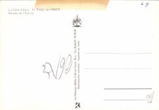 CPM La Cote d'Azur St Paul de Vence Montee de l'Eglise