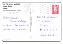 CPM La Cote d'Azur inoubliable French Riviera Cannes La Croisette pendant le Festival 