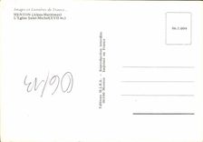 CPM Menton Alpes Maritimes L'Eglise Saint Michel XVII es 