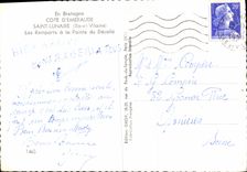 CPM En Bretgane Cote d'Emeraude Saint Lunaire Ille et Vilaine Les Remparts a la Pointe du Decolle