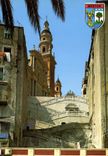 CPM Images er Lumieres de France Menton Alpes Maritimes Escaller menant a l'Eglise St Michel 