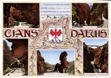 CPM Paysages de France Circuit Cians Daluis 