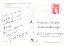 CPM Lumiere et Beaute de la Cote d'Azur Les Lecques Vue generale de la Plage du Soleil