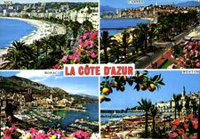 CPM Cote d'Azur French Riviera Nice Cannes Monaco Menton 