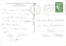 CPM Les Sites Merveilleux de la Cote d'Azur Menton La Plage a l'heure du bain 