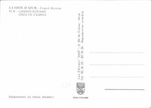 CPM La Cote d'Azur French Riviera Cagnes sur Mer Cros de Cagnes 