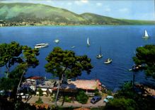 CPM La Cote d'Azur Cap Martin Menton vu de la route du Cap 