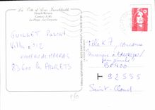 CPM La Cote d'Azur Inoubliable French Riviera Cannes La Plage La Croisette 