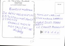 CPM La Cote d'Azur Inoubliable French Riviera Cannes La Croisette au fond le suquet 