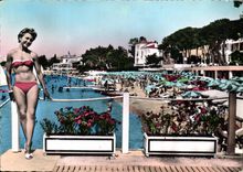 CPM La Cote d'Azur Juan les Pins La Plage 