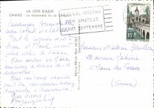 CPM La Cote d'Azur Cannes Le boulevard de la Croisette 