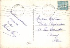 CPM Menton Les Jardin Public et les Montagnes de Ste Agnes 