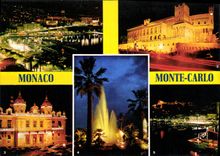 CPM Couleurs et Lumiere de France La Cote d'Azur miracle de la nature Principaute de Monaco 